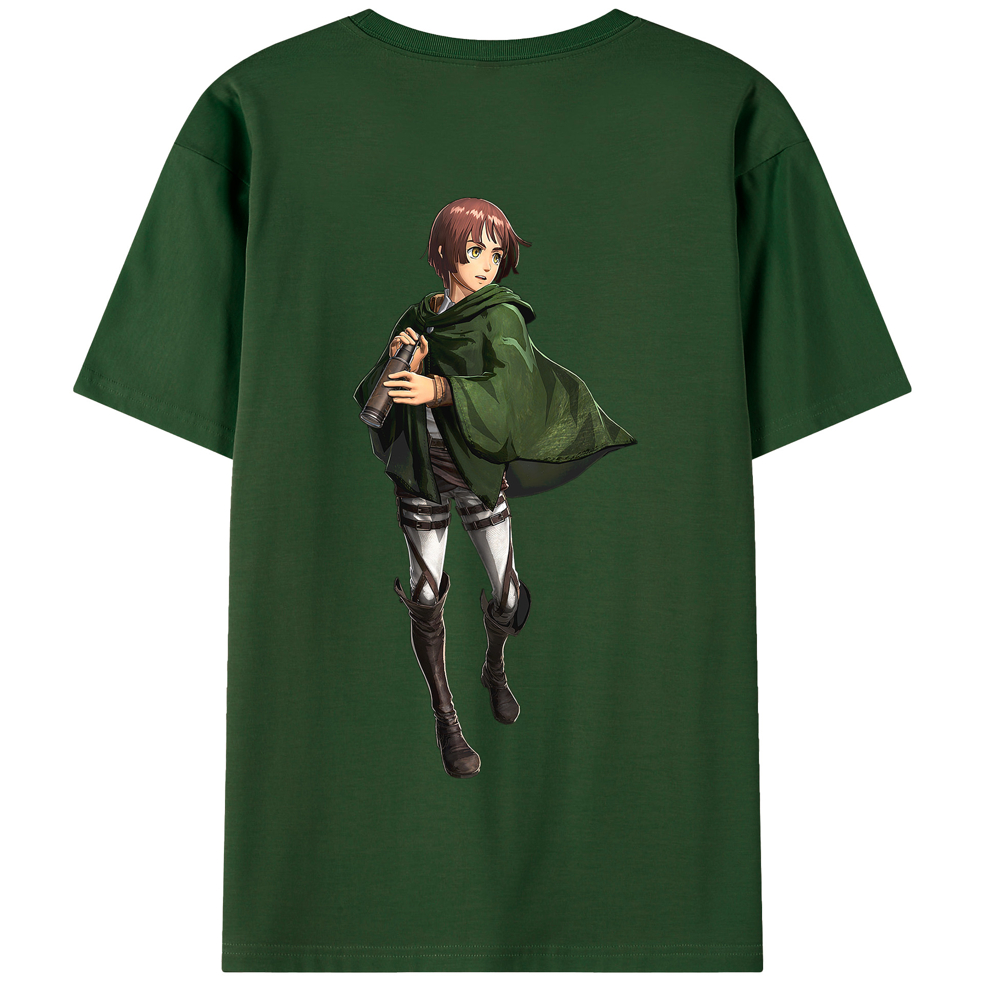 （画像用） 進撃の巨人 Attack on Titan 綿100％半袖Tシャツ（背面プリント）